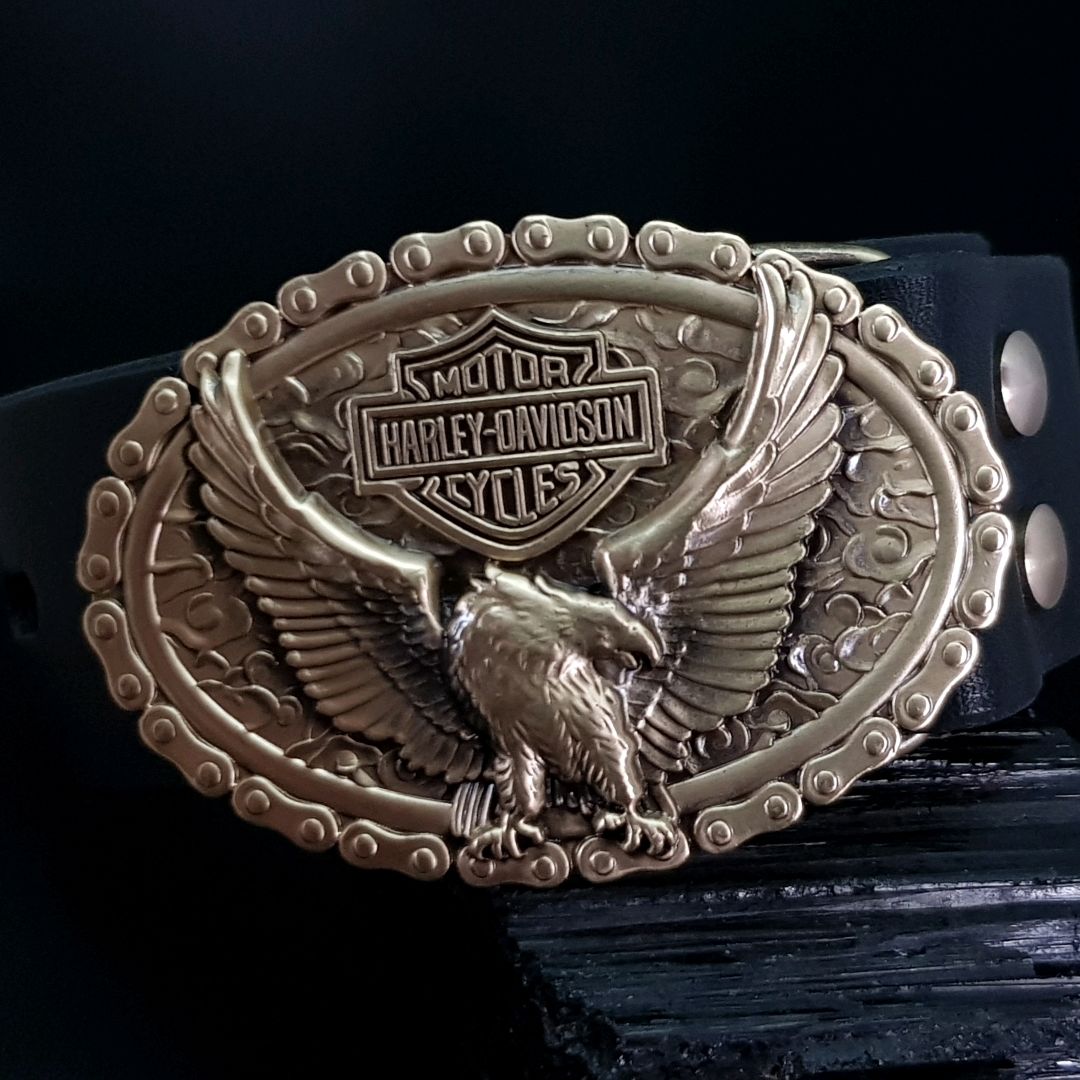 Пряжка Harley Davidson Р23 Литая пряжка для ремня 40 мм. Латунь купить ...