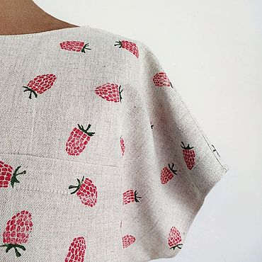 Одежда женская ручной работы. Ярмарка Мастеров - ручная работа Малиновый топ. Handmade.