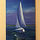  Sailboat oil. Pictures. myvalentine (myvalentine). Online shopping on My Livemaster.  Фото №2