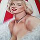 Painting Portrait of Marilyn Monroe 50*60 cm. Pictures. Ermolaeva Olesya. My Livemaster. Фото №4
