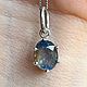 Голубой сапфир (1,75 ct.)! Классическая подвеска Space!, Кулон, Краснодар,  Фото №1