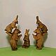 A set of wooden toy Forest friends. Waldorf Dolls & Animals. Shop Oleg Savelyev Sculpture (Tallista-1). Online shopping on My Livemaster.  Фото №2