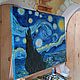 Заказать Ван Гог "Звëздная ночь", максимально достоверная копия!. Bhakta Art. Ярмарка Мастеров. . Картины Фото №3