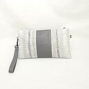 Сумки и аксессуары handmade. Livemaster - original item Duet leather clutch, python, snake, evening handbag. Handmade.