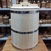 Дача и сад handmade. Livemaster - original item 75 liters wooden barrel. Cedar barrel for water. Art.17018. Handmade.