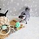Кот пушистая вязаная интерьерная игрушка. Мягкие игрушки. Елена (imorkovnyi_toy) (imorkovnyi). Ярмарка Мастеров.  Фото №6