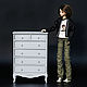 Комод высокий для кукол форматов 1:6, 1:4 МСД, 1:3 СД. Мебель для кукол. Dream Studio. Интернет-магазин Ярмарка Мастеров.  Фото №2