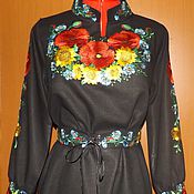 Одежда handmade. Livemaster - original item Women`s embroidered dress 