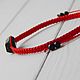Tibetan style bracelet Red thread with black tourmaline. Bracelet thread. The star of Siberia. My Livemaster. Фото №5