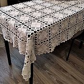 Для дома и интерьера handmade. Livemaster - original item Tablecloths: 138 - DACHA square tablecloth. Handmade.