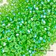 Peridot AB Matt,3 мм, Биконусы Preciosa, 10 шт, Бусины, Москва,  Фото №1