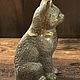 Винтаж: Большая фигурка « Кошка», латунь , 80 гг. Статуэтки винтажные. Brocante chez Alla. Ярмарка Мастеров.  Фото №12