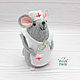 Mouse Nurse. Dentist, Cardiologist, Surgeon, Therapist. Souvenirs by profession. chehovchanki. My Livemaster. Фото №4