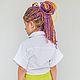 Рубашка на завязках из вареного хлопка. Блузки и рубашки. Leopollykids. Ярмарка Мастеров.  Фото №4