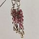 Серьги "Braun orchid". Серьги классические. Nadin-beads. Ярмарка Мастеров.  Фото №5