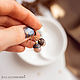 Серьги "Карамель". Серьги классические. Juli accessories. Интернет-магазин Ярмарка Мастеров.  Фото №2