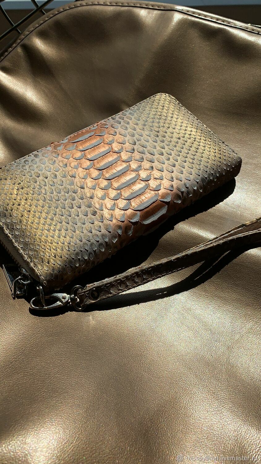 Bag genuine Python leather, Crossbody bag, Izhevsk,  Фото №1