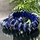 Natural Blue Lapis Lazuli Bracelet. Bead bracelet. naturalkavni. My Livemaster. Фото №4