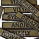 Order Rayas militares / distintivo de llamada para el motorista airsoft. shevronarmy. Livemaster. . Patches Фото №3