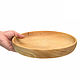 Plate wooden D29 H5. Wooden utensils. Art.2234. Plates. SiberianBirchBark (lukoshko70). My Livemaster. Фото №4