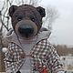 Мишка Тедди Сеня. Мишки Тедди. Лейла Чухрукидзе (teddybearshop). Ярмарка Мастеров.  Фото №5