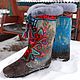 Felt boots 'Russian festivities', Felt boots, Ekaterinburg,  Фото №1