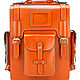 Leather satchel-briefcase 'John' (red), Brief case, St. Petersburg,  Фото №1