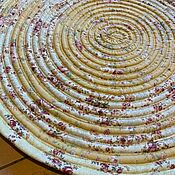Для дома и интерьера handmade. Livemaster - original item Round cotton rug. Handmade.