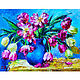Painting tulips 'Bright Tulips' oil gift to a woman, Pictures, Samara,  Фото №1
