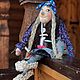 Баба-Яга текстильная ручной работы, 50 см, Народная кукла, Москва,  Фото №1