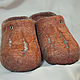 Заказать Zapatillas de fieltro Óxido. MMwool (marinamol). Ярмарка Мастеров. . Slippers Фото №3