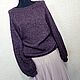 Заказать Джемпер мохера "VIOLET". WHITE KNITS. Ярмарка Мастеров. . Джемперы Фото №3