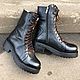 Shoes: Bandolier ' black / chocolate black tread sole». Boots. Hitarov (Hitarov). My Livemaster. Фото №5