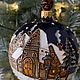 Glass Christmas ball ' Winter fairy tale”. Christmas decorations. ArtAnett_vitrage (Anna). My Livemaster. Фото №5