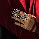 Серебряное кольцо на весь палец "Лили". Кольцо на весь палец. Eva Romani. Интернет-магазин Ярмарка Мастеров.  Фото №2