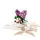 Handmade toys. lilac! Collection ' Flower hedgehogs!'. Stuffed Toys. Cross stitch and beads!. My Livemaster. Фото №5