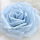  Sky blue rose. Brooch-clip. cbzybt. Online shopping on My Livemaster.  Фото №2