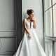 Wedding dress Tatiana, Satin wedding dress , Wedding dresses, Moscow,  Фото №1
