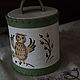 Birch bark tues 'OWL'. Ware in the Russian style. Russian Folk Painting. Online shopping on My Livemaster.  Фото №2