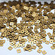 Indian sequins antique gold square 5g. Beads1. Luneville Cat. Online shopping on My Livemaster.  Фото №2
