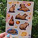 Capybara Stickers capybara stickers cute, Sticker, Elektrostal,  Фото №1