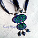 Pendant from polymer clay. Pendants. Galina. Online shopping on My Livemaster.  Фото №2
