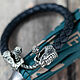 Leather bracelet 'Snake' made of nickel silver. Braided bracelet. Belogor.store (belogorstore). Online shopping on My Livemaster.  Фото №2