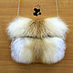 Elegant fur Muff bag made of fur Siberian red Fox. Clutch. Mishan (mishan). My Livemaster. Фото №6