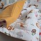 Детское одеяло из муслина «Сафари». Одеяло для детей. SleepyMelody (Юлия). Ярмарка Мастеров.  Фото №6