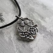 Украшения handmade. Livemaster - original item Pendant amulet Thistle 925 silver. Handmade.