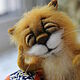  кот, коты, котики, котик. Войлочная игрушка. ТЕПЛАЯ ШЕРСТКА. Интернет-магазин Ярмарка Мастеров.  Фото №2