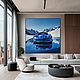 Картины для мужчин Chevrolet Corvette C06 Заказать картину в подарок. Картины. Картины маслом Сокровища Искусства. Ярмарка Мастеров.  Фото №14