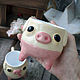  Pig-cow, mug on legs. Mugs and cups. alisbelldoll (alisbell). My Livemaster. Фото №4
