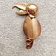 Brooch vintage: Brooch copper. Vintage brooches. golant. Online shopping on My Livemaster.  Фото №2